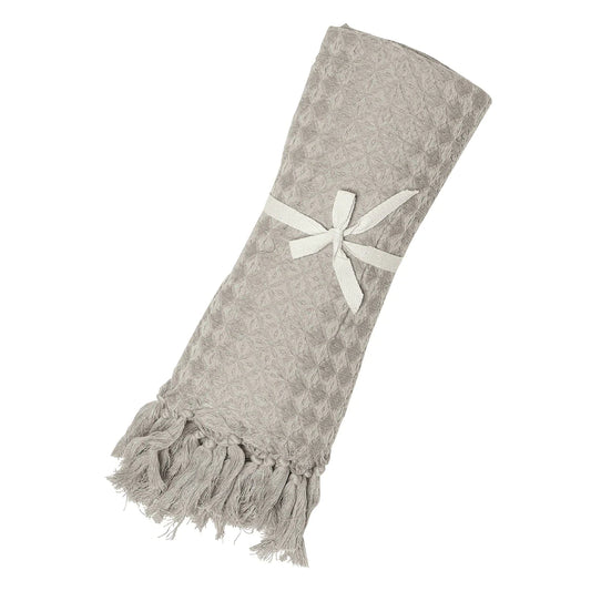 Couverture mousseline gaufrée en coton biologique - Sésame