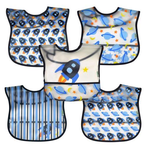 Bavoirs essuyables (paquet de 5) | - Pirouette & Cie