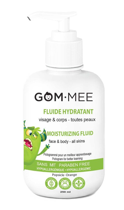 CRÈME FLUIDE HYDRATANT VISAGE ET CORPS ENFANT 250ML PICTOGRAMMÉE | GOMMEE TROLL