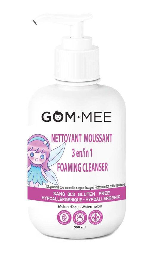 NETTOYANT MOUSSANT 3 EN 1- SHAMPOOING-CORPS-BAIN MOUSSANT (PARFUM DE MELON D'EAU) | GOMMEE