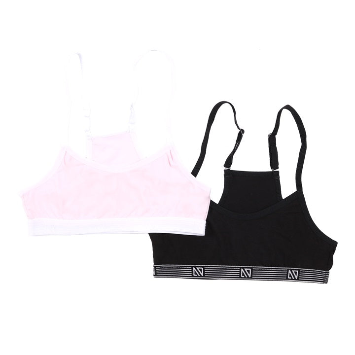 Bralette, paquet de 2 - Automne-Hiver 2021 - BBRA02 - 6 à 16 ans