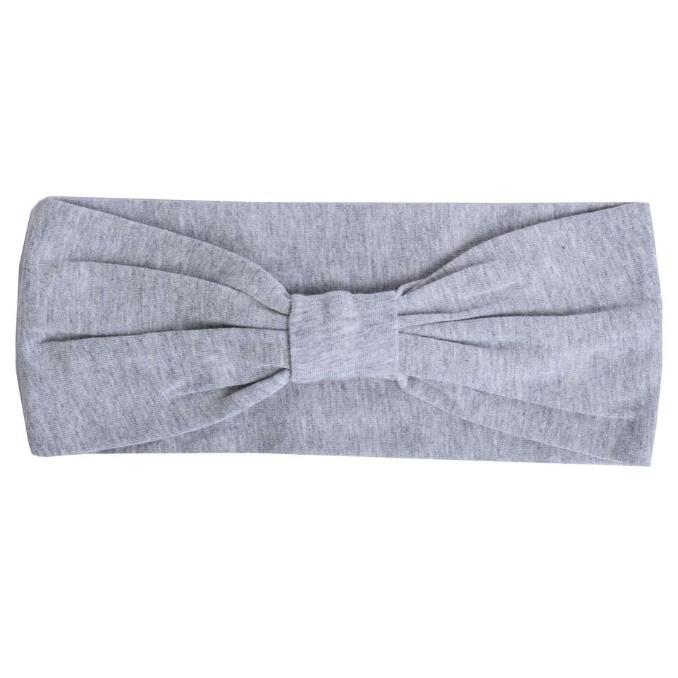 Bandeau de tête Vintage en coton (Gris MIX)