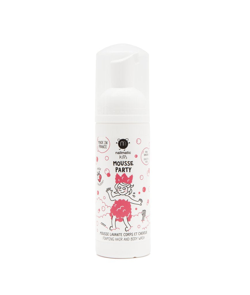 Nailmatic- Mousse party - Mousse Corps & Cheveux Fraise