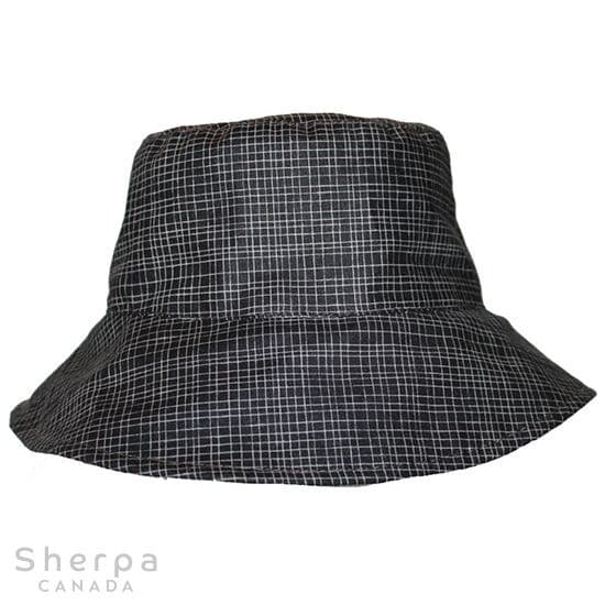 Chapeau Bucket Motif Noir
