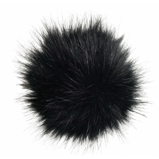Pompon végane Noir - Pirouette & Cie