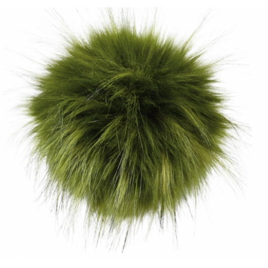 Pompon végane Kaki - Pirouette & Cie