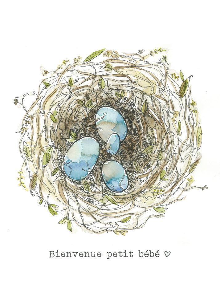 Carte avec illustration à l'aquarelle - Benjamin_3