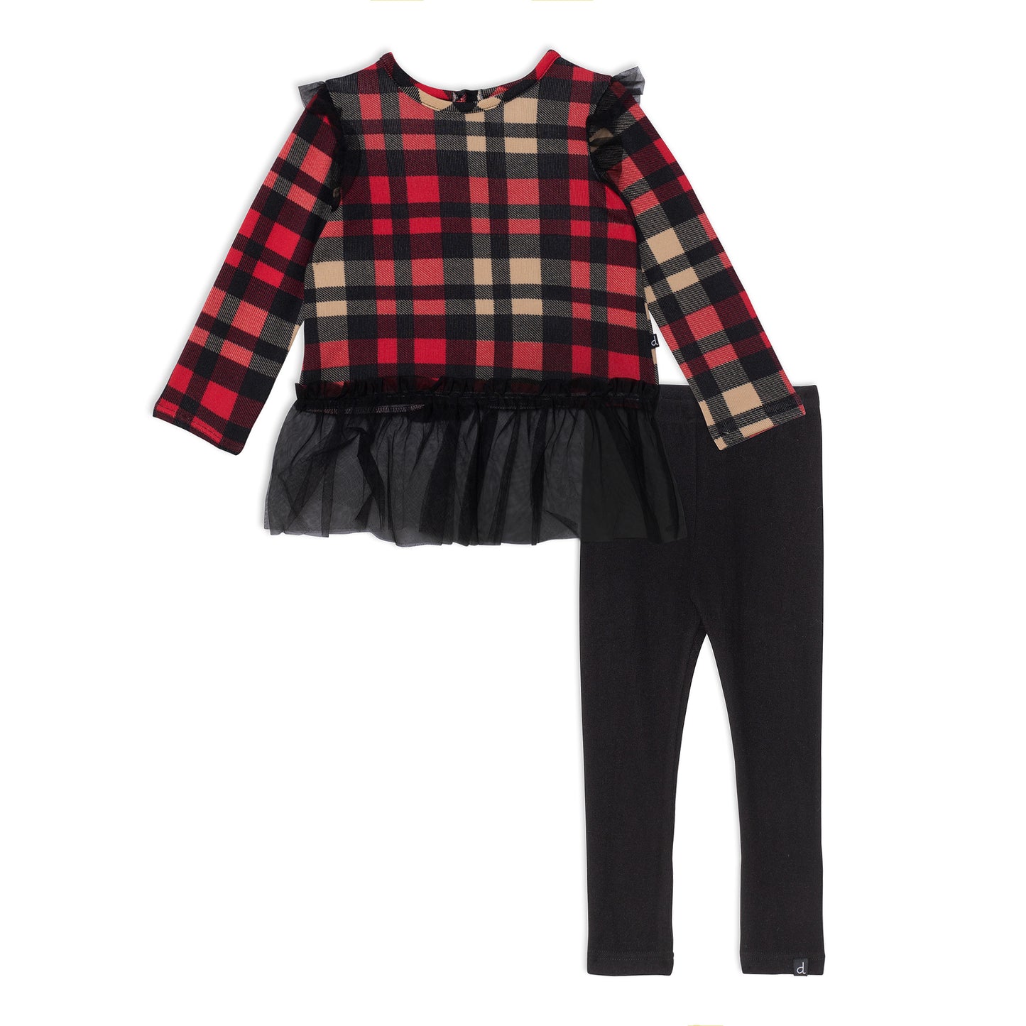 Ensemble tunique et Legging noir 20NG12-085-000- 12 à 24 mois