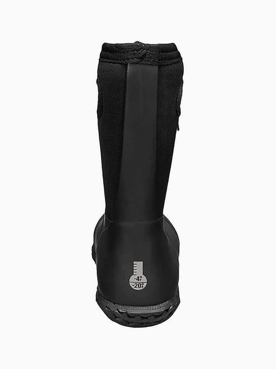 Botte YORK mi-saison - Pointures 7 enfant à 6 junior - Noir