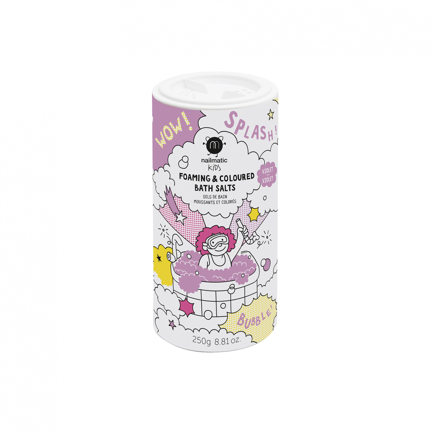 Nailmatic - Sels de bain colorés - Sels mauves
