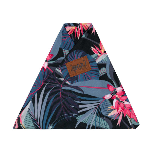 Foulard en coton D30W21-017- AOP Tropical