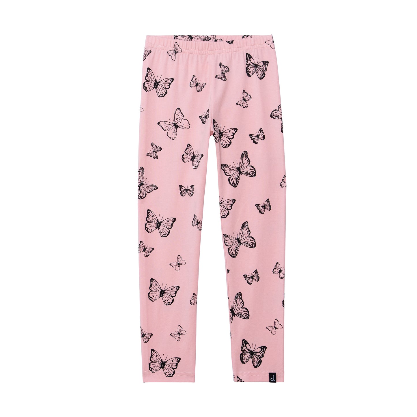 Legging D30H61 - Papillons roses - 3 à 12 ans