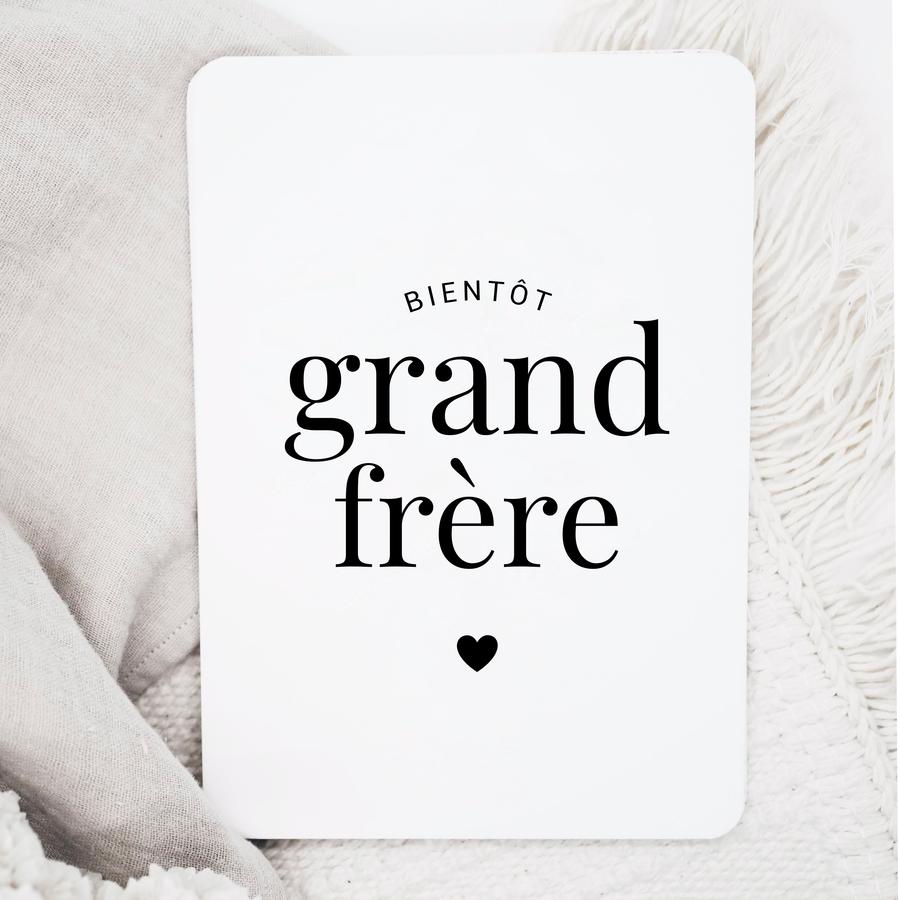 Carton seul - Bientôt grand frère