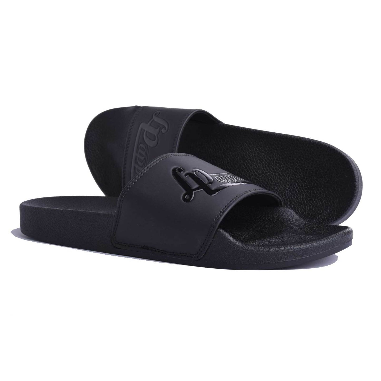 Sandales à enfiler (Black on Black )