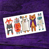 Tatouages - Les animaux costumés