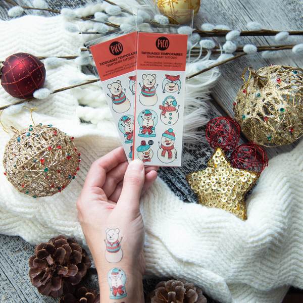Tatouages - Les joyeux bonhommes de neige