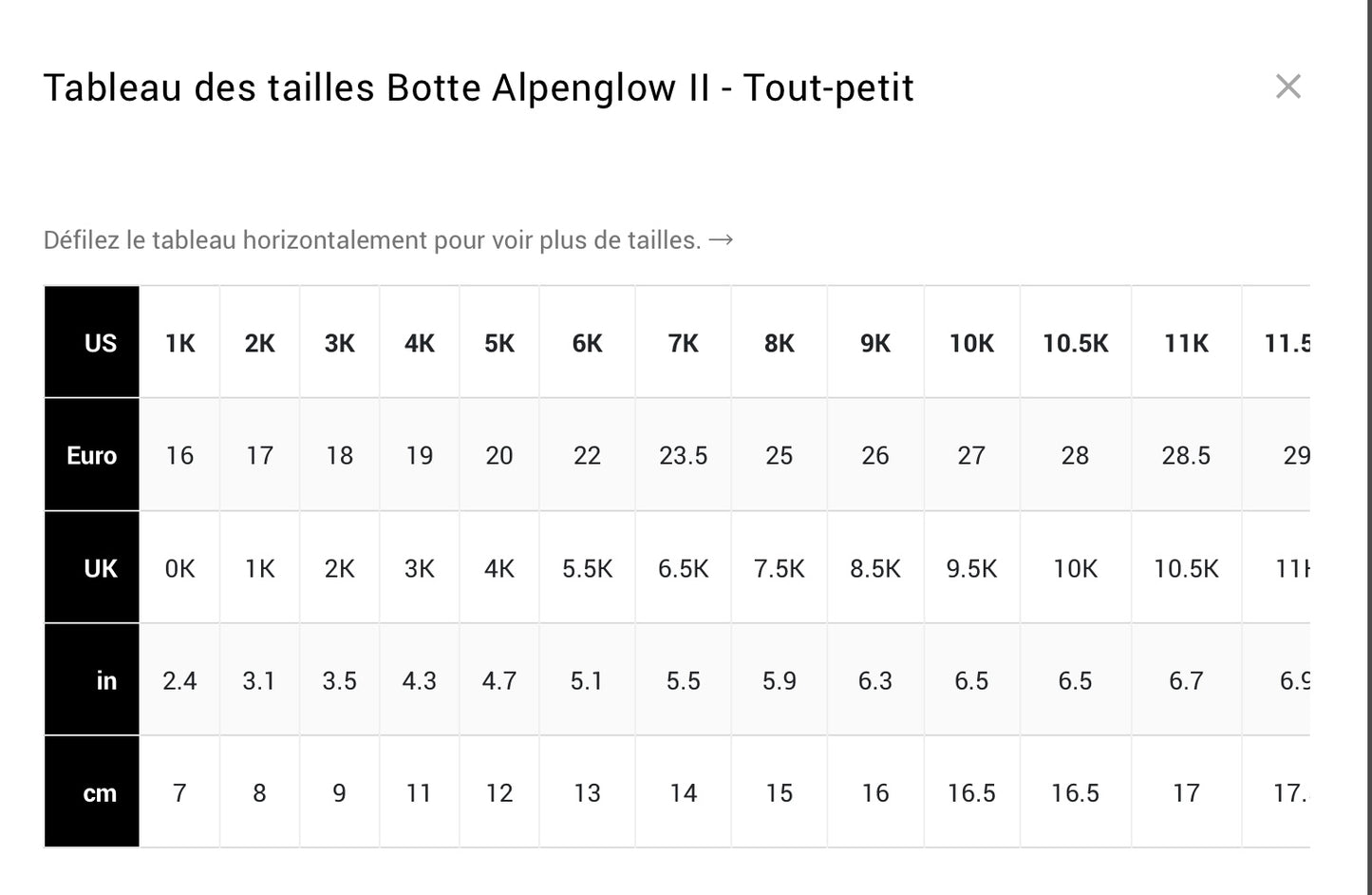 Botte Alpenglow II pour tout-petits - Brun/Pêche