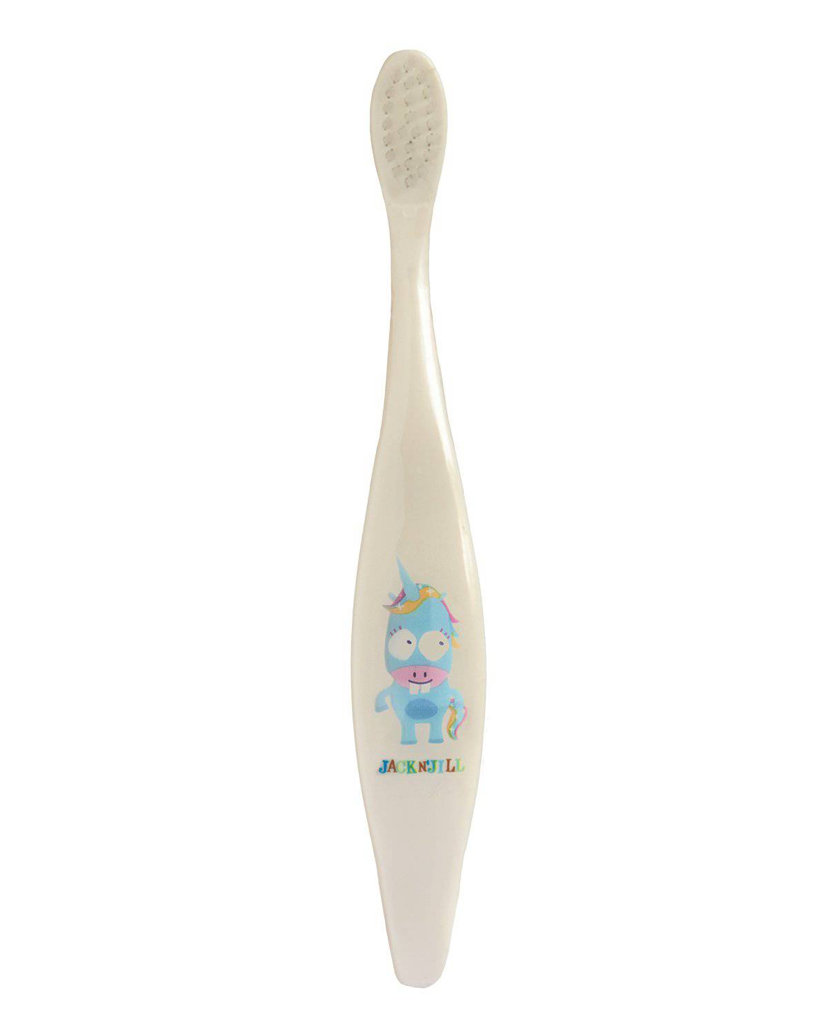 Brosse à dents avec poignée compostable et biodégradable Jack N 'Jill Bio (TM) Licorne