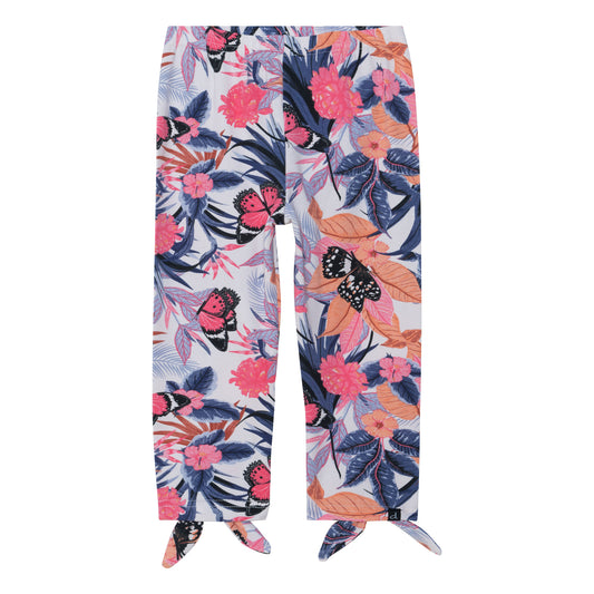 Legging imprimé E30K61-054 - Fleurs papillons - 2 à 14 ans