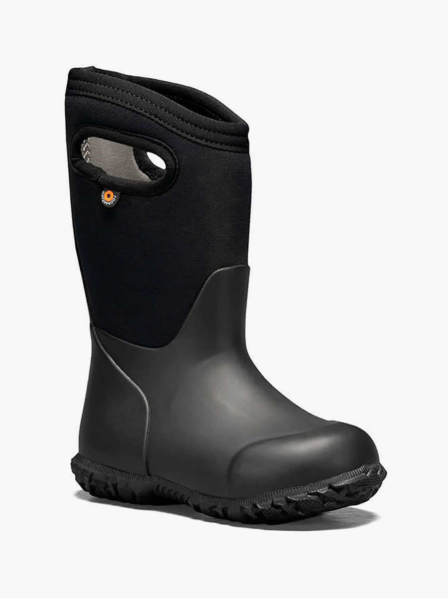 Botte YORK mi-saison - Pointures 7 enfant à 6 junior - Noir