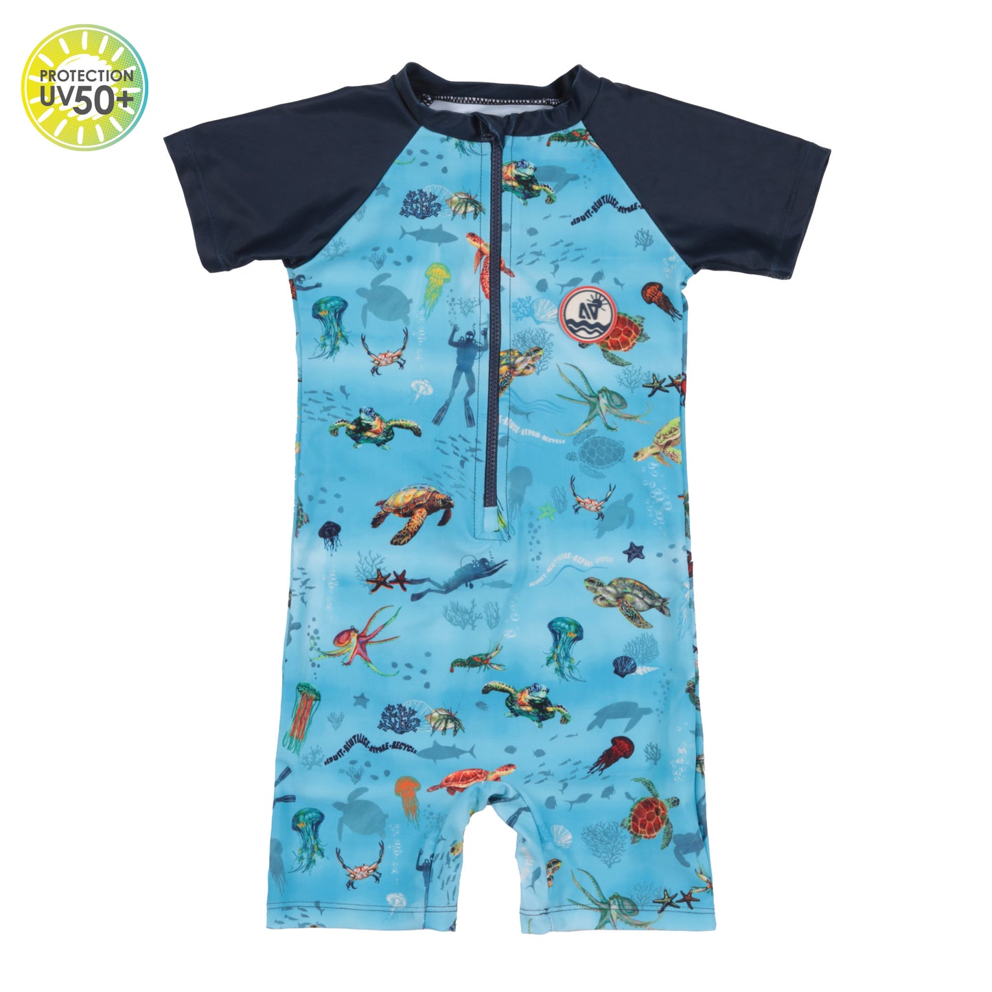Maillot de bain 1 pièce - Rivière bleue- S22S339 - 6 à 24 mois