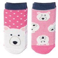 Ensemble de 4 paires de chaussettes - Ourson et renard