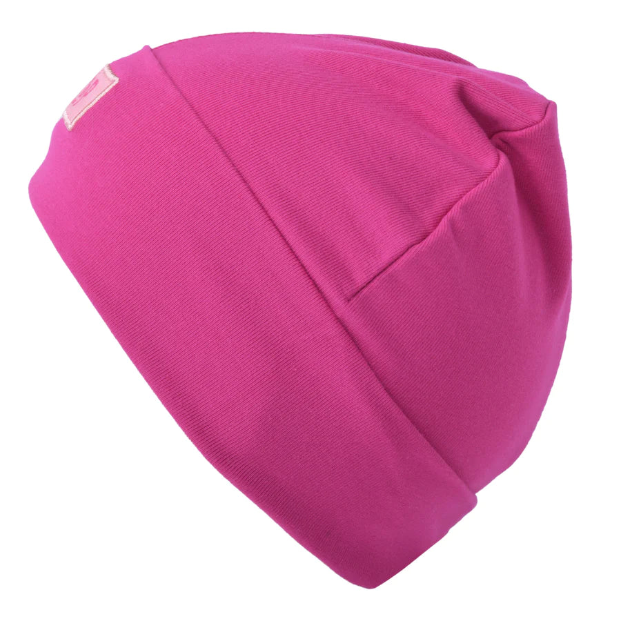 Tuque Boston en coton (Rose intense)