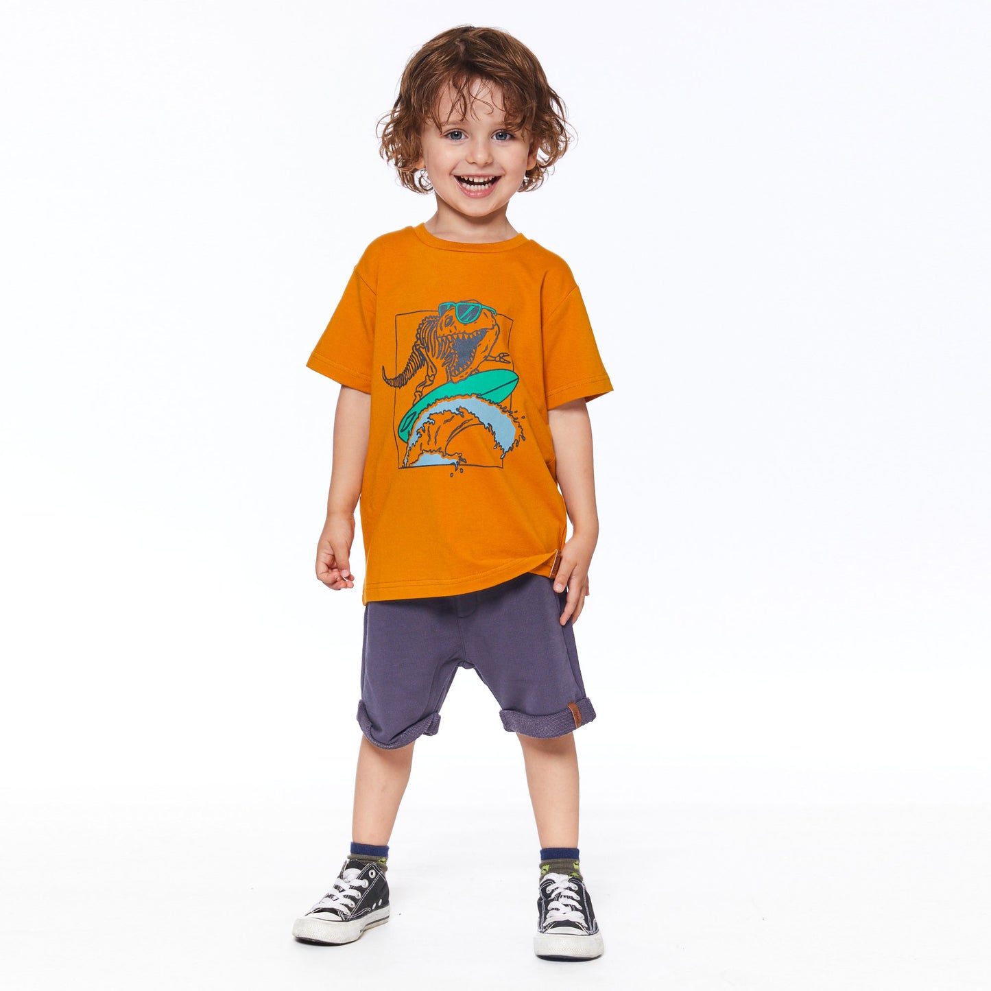 Chandail à manches courtes Dino E30U75-240 - Gold Inca - 2 à 12 ans