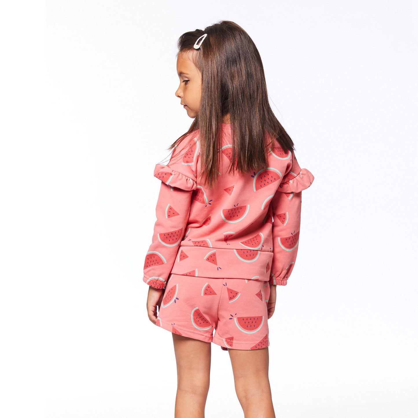 Chandail en french Terry E30I30-078 - Melon d’eau - 2 à 12 ans