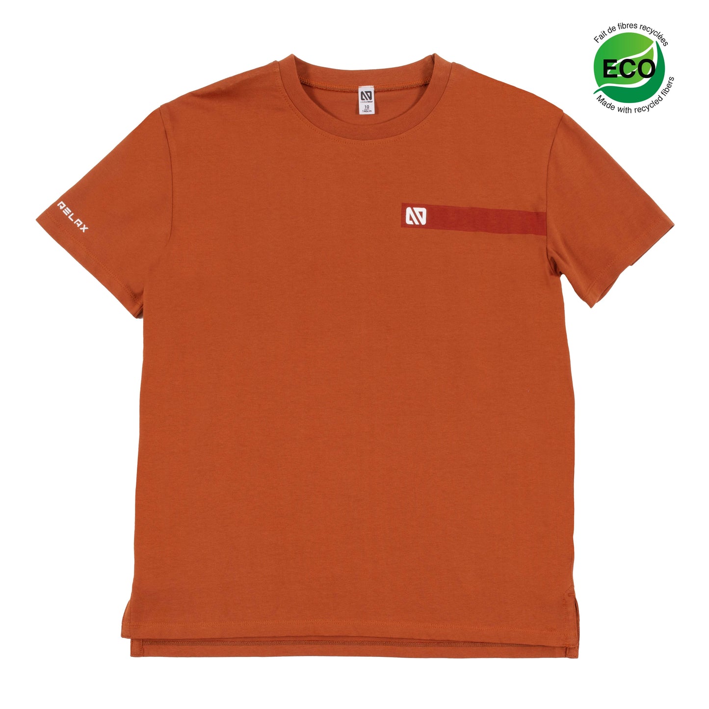 T-shirt - S22L51-04 - Détente - Ginger biscuit - 4 à 16 ans