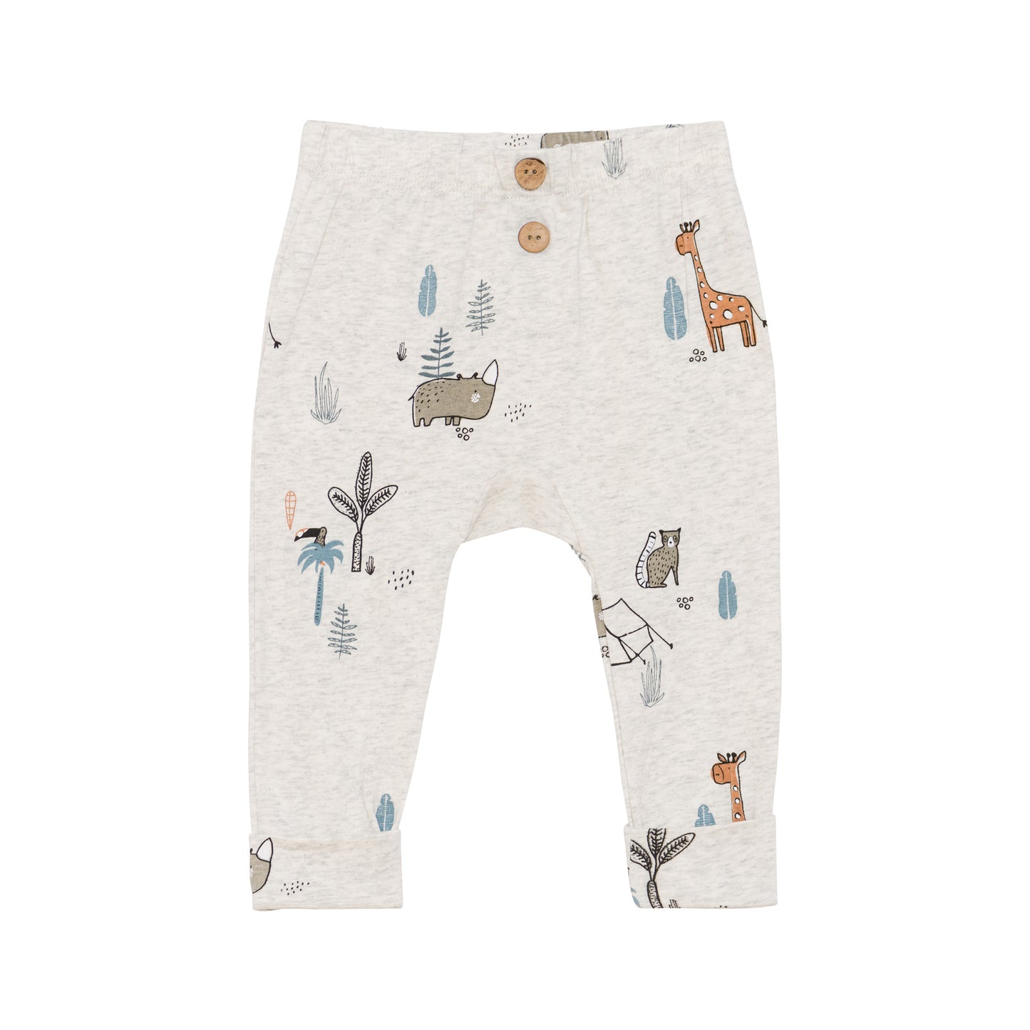 Ensemble 2 pièces en coton organique D30DD13 - Bleu - 3 à 24 mois