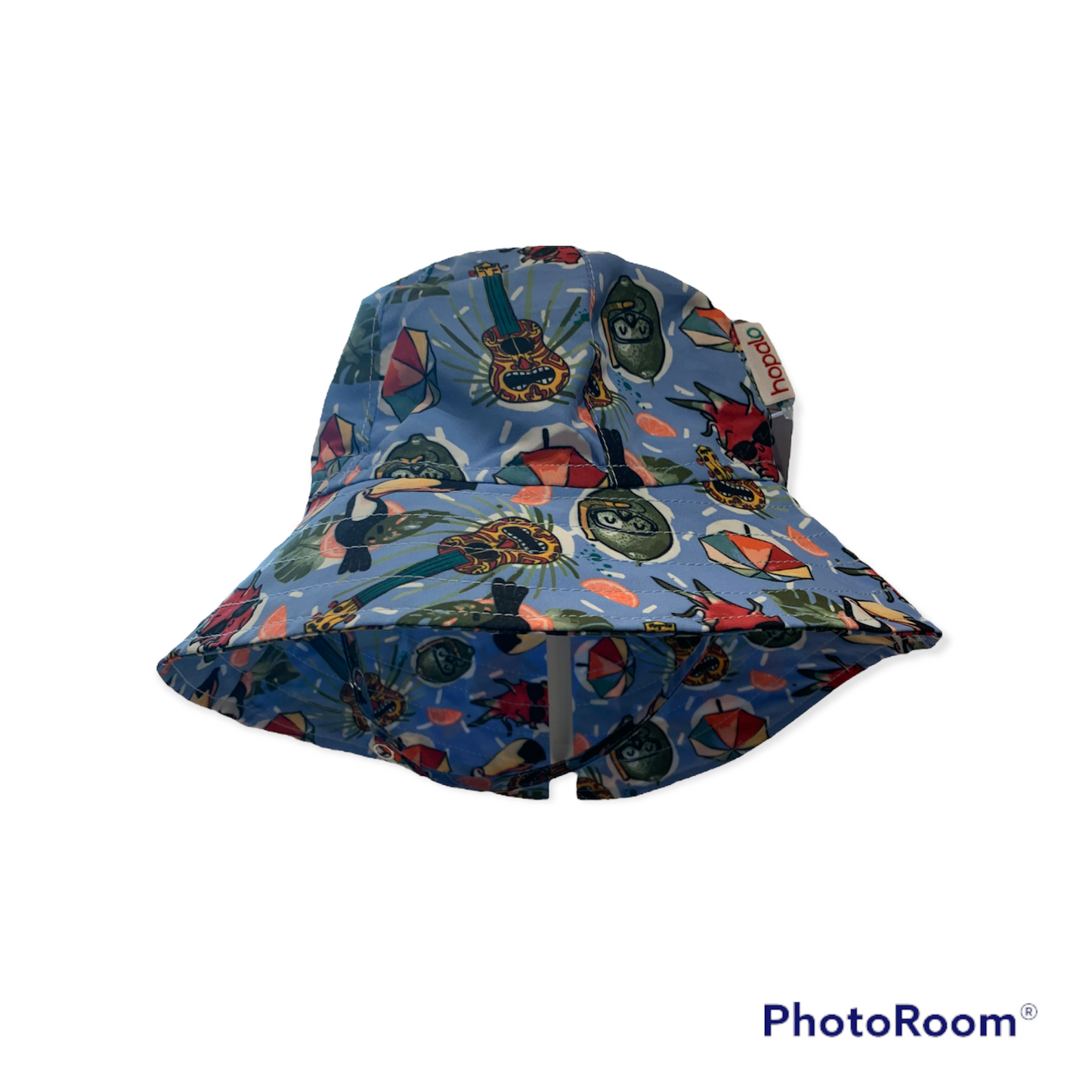 Chapeau Soleil Nautique UV50+ Ajustable - Tropical