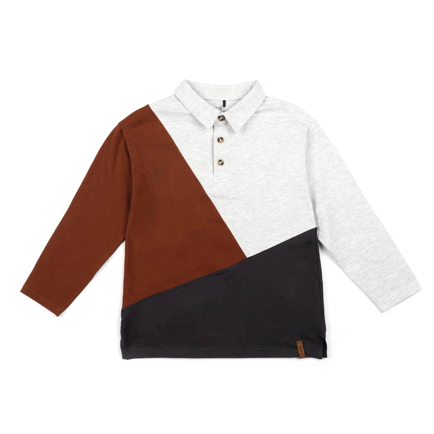Chandail Polo à manches longues E20U78-951 - 3 à 12 ans