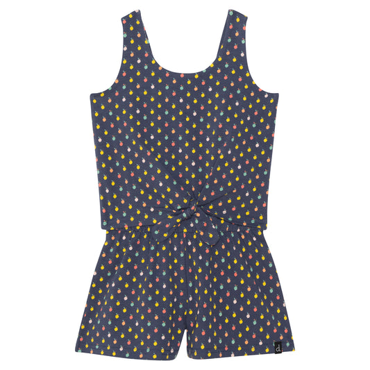 Jumsuit E30I40-058 - Pois Polka - 2 à 12 ans