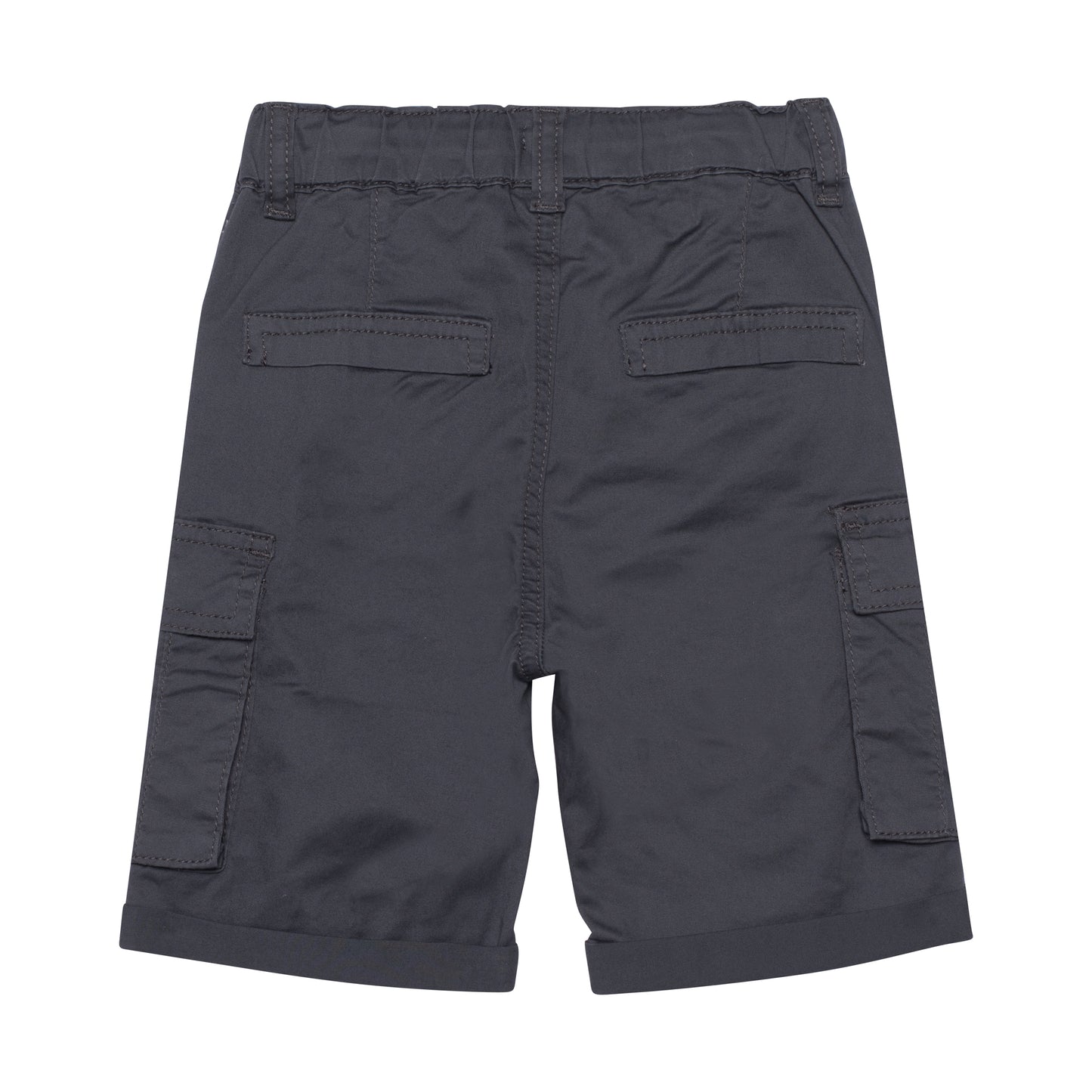 Culotte courte en twill avec poches cargo E30YB26-987 - Gris - 12 à 24 mois et 2 à 12 ans