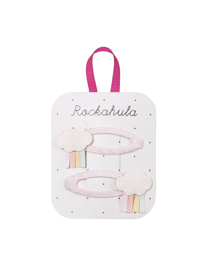 Barrettes - Nuages de Pluie Pastel