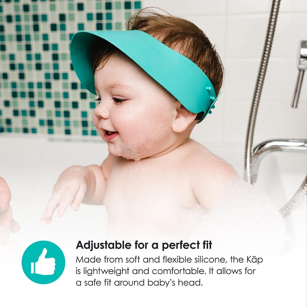 Käp - Visière pare-shampoing en silicone - Turquoise