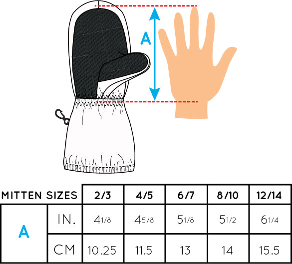 Mitaines d'hiver E10XM202-479 - Dress Blue - 2 à 14 ans