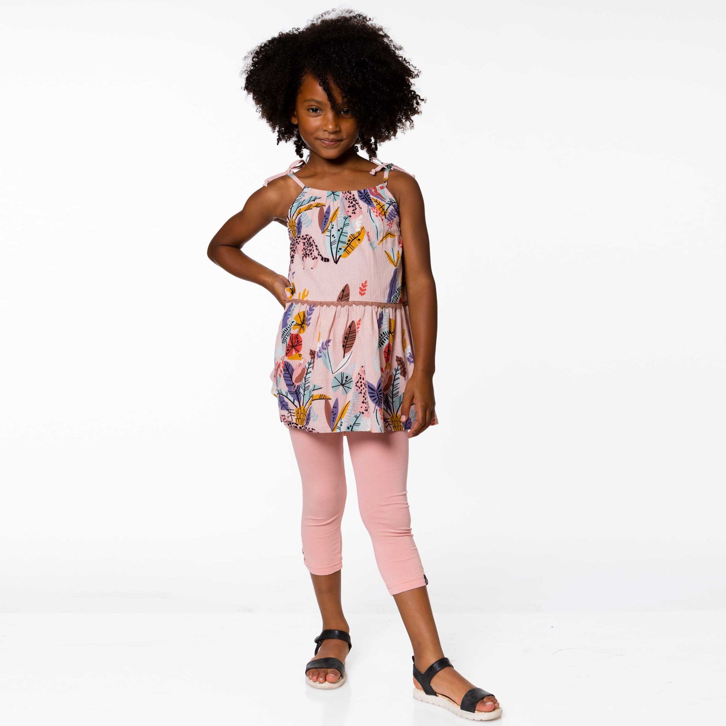 Blouse imprimée D30K16 - 042 - Imprimé jungle - 3 à 12 ans
