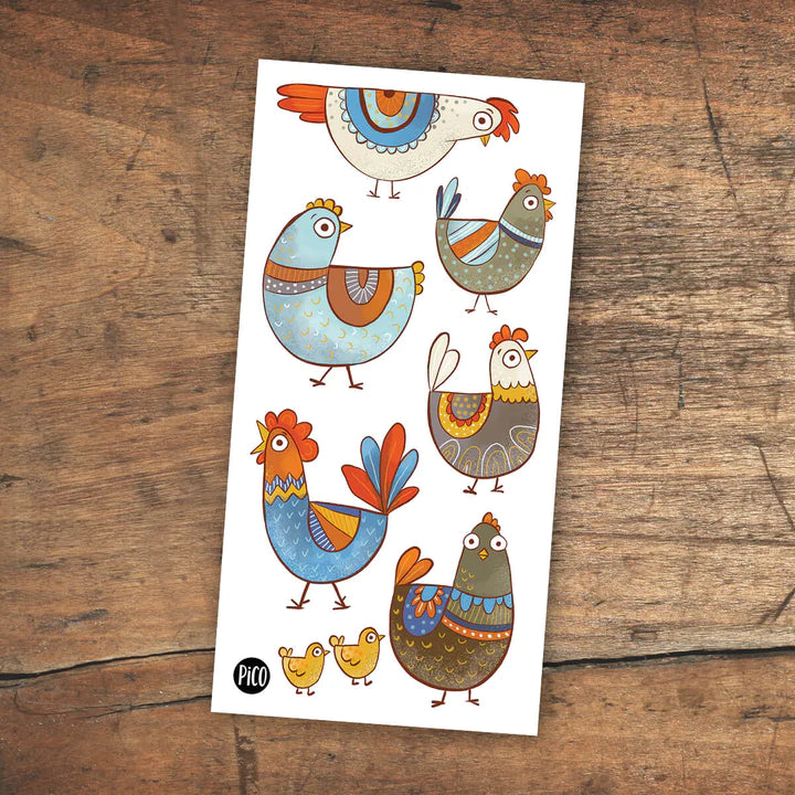 Tatouages - Poules
