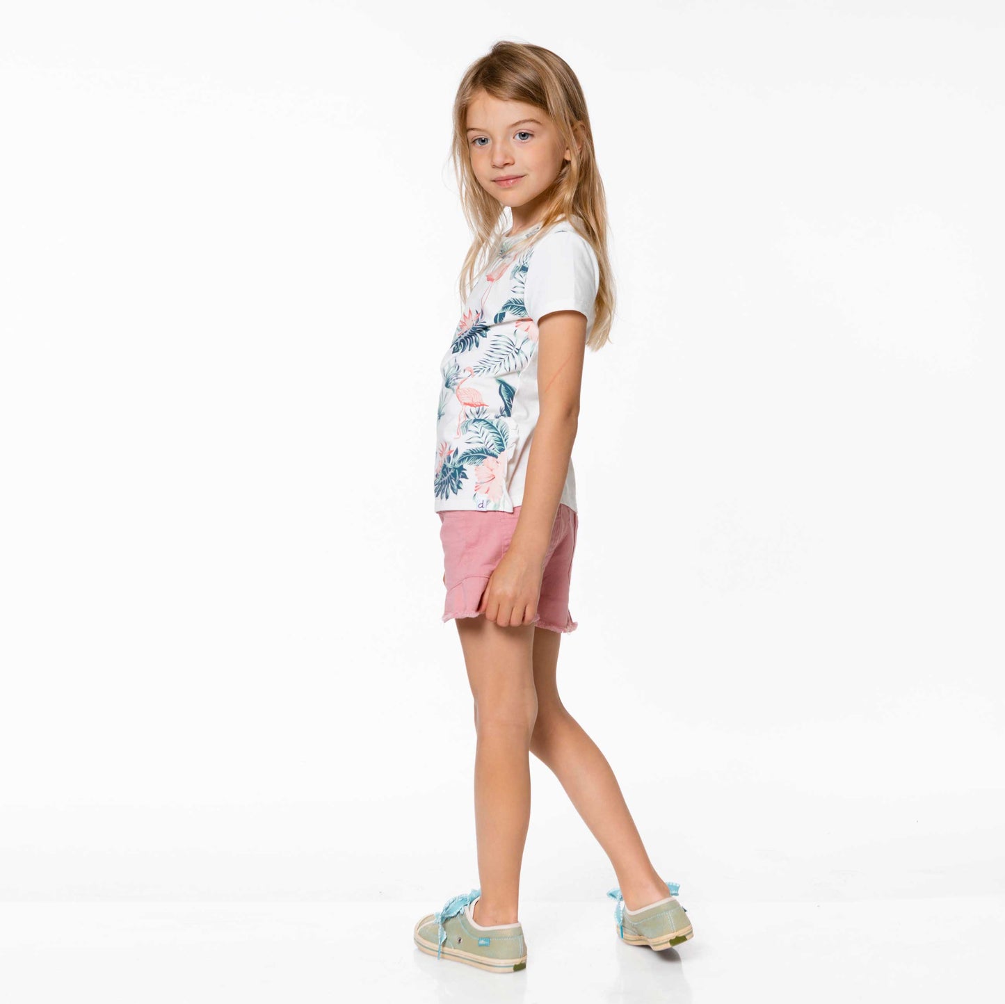 Chandail imprimé en coton organique D30I71 - 101 - Off white - 3 à 12 ans