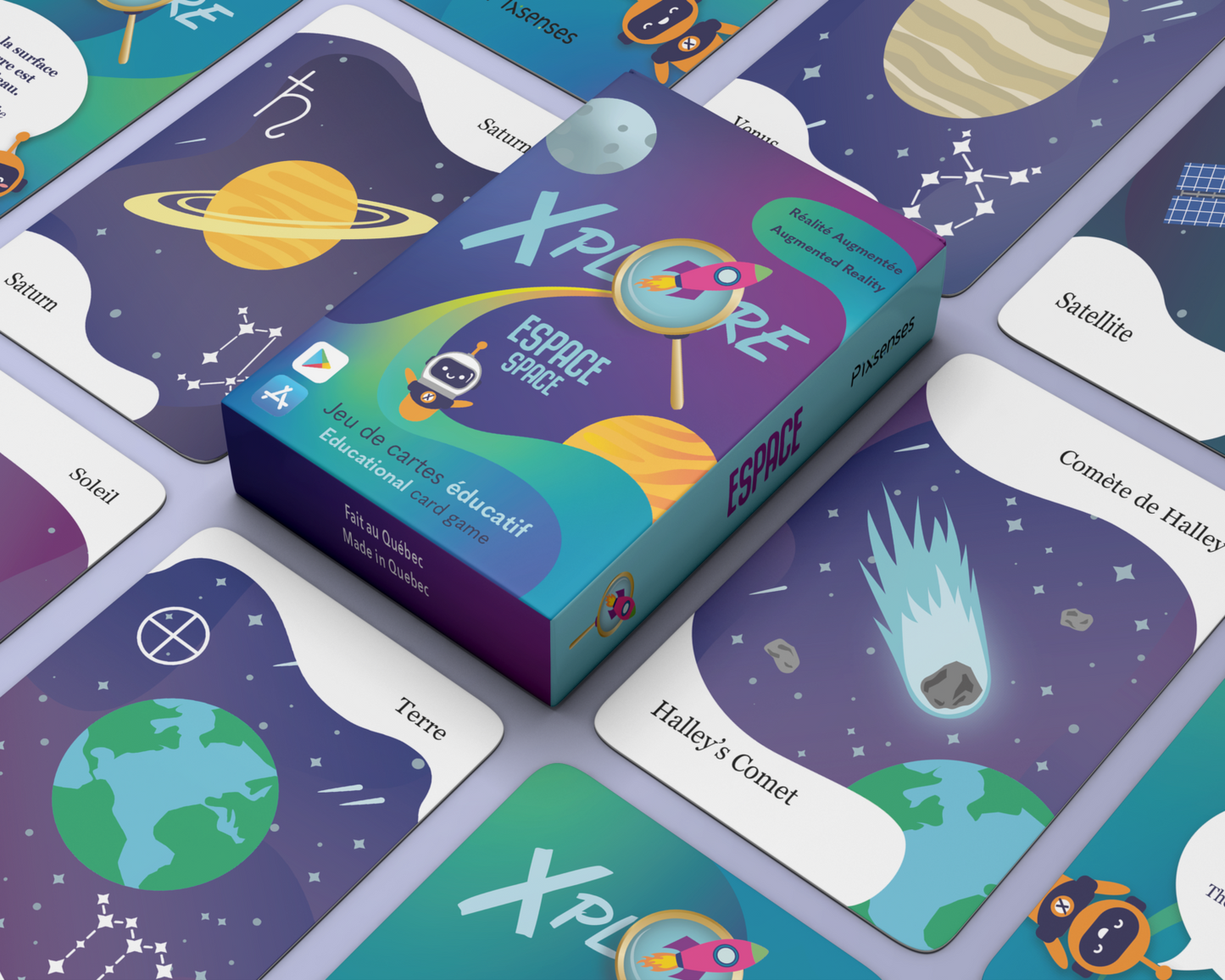 JEUX DE CARTES ÉDUCATIF - ESPACE - XPLORE