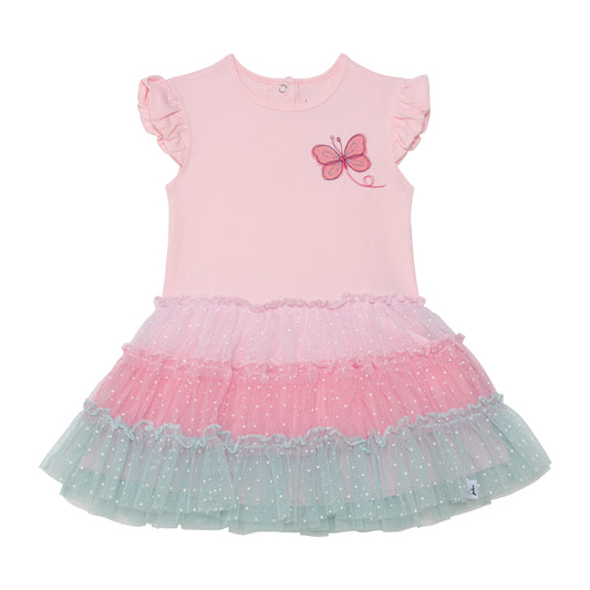 Robe avec tulle E30E91-000 - Multi - 12 à 24 mois et 2 à 6 ans