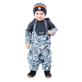 Tuque en tricot - Marine/Orange -S22TUT219-1 - 12 mois à 6 ans