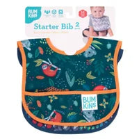 Bavette pour bébé pat de 2 - Jungle/Animaaux