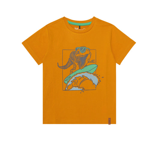 Chandail à manches courtes Dino  E30U75-240 - Gold Inca - 2 à 12 ans