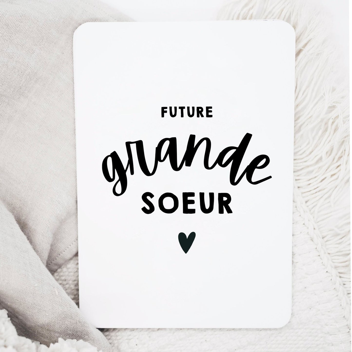 Carton seul - Future grande soeur