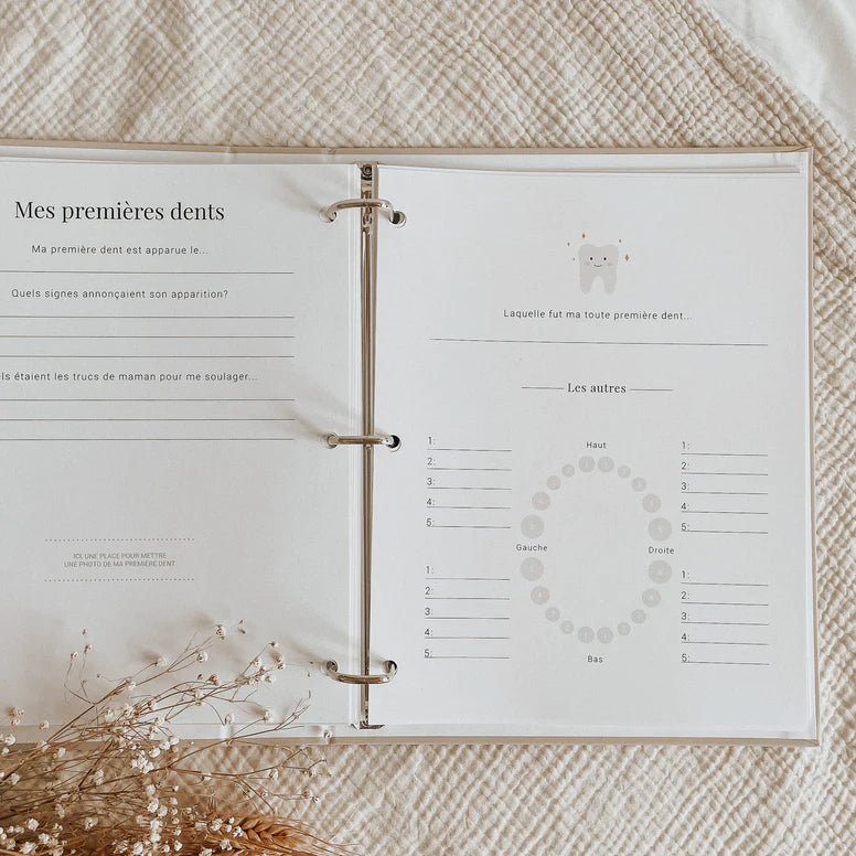 Livre de bébé - Crème