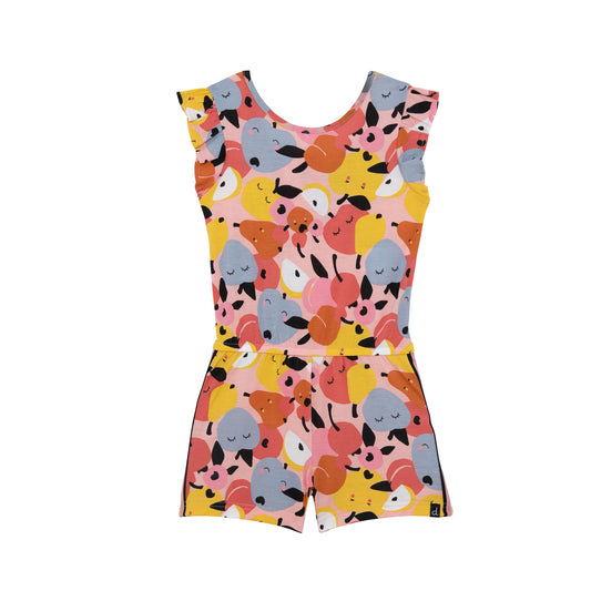 Jumpsuit en coton organique D30J40 -037 - Happy fruits - 3 à 12 ans