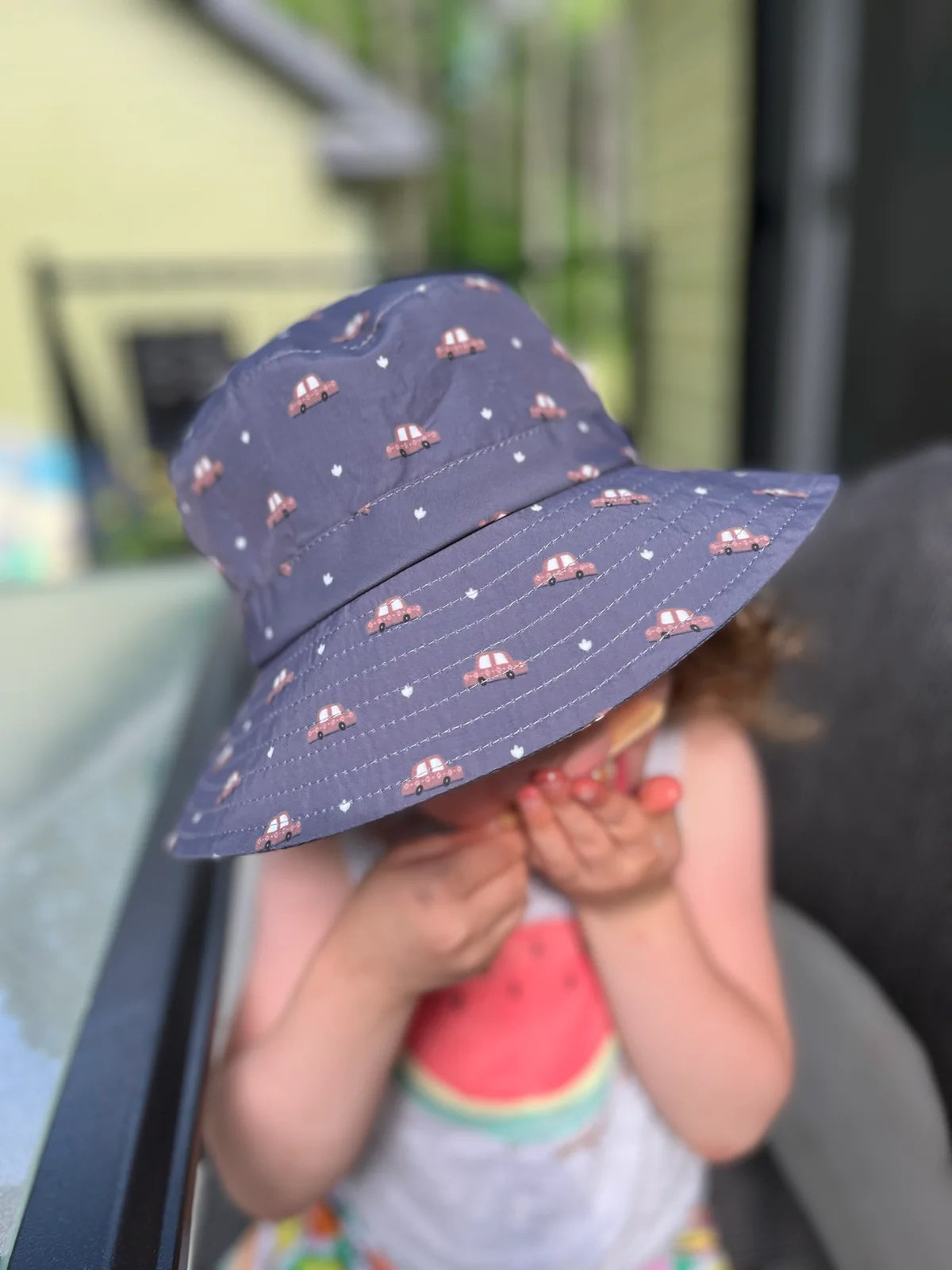 CHAPEAU D'ÉTÉ AJUSTABLE - Autos - 0/6 mois à 2/5 ans